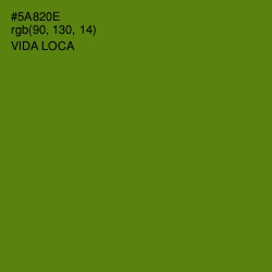 #5A820E - Vida Loca Color Image